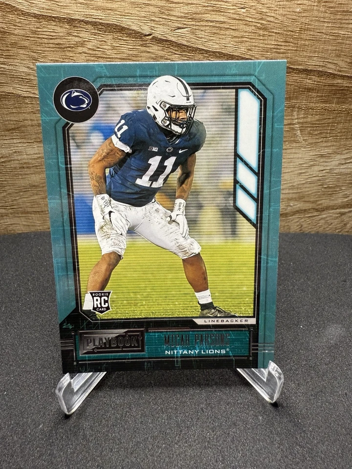 2021 Chronicles Draft Picks Playbook #327 Micah Parsons Dallas Cowboys RC Rookie - Image 1 of 2