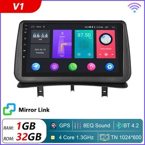 AUTORADIO 4G STEREO 2DIN RENAULT CLIO 3 2005-2014 CARPLAY ANDROID AUTO GPS - Foto 1 di 22