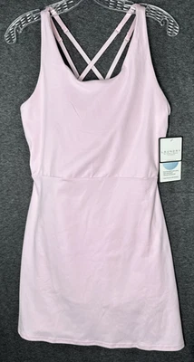 Laundry by Shelli Segal Romper/Skirt Sz Med Pink Shorts with open back easy off - Image 1 of 4