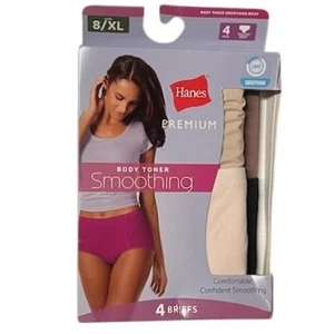 Hanes Premium 4er Pack Body Toner Smoothing 4er Pack Slips 8/XL (4141) - Bild 1 von 6