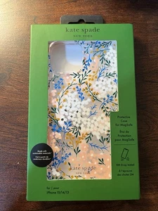 Kate Spade New York iPhone 15/14/13 Case -  NIB - Floral - MagSafe - 10ft Drop - Photo 1 sur 4