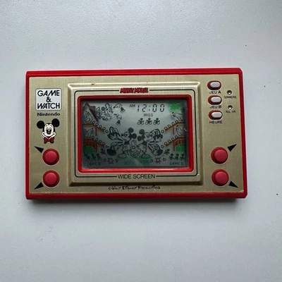 Nintendo Game & Watch Mickey Mouse Wild Screen MC-25 1981 - Très Bon Etat - Photo 1/4