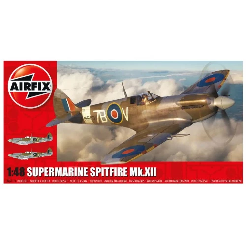 SUPERMARINE SPITFIRE MKZII KIT 1:48 Airfix Kit Aerei Modellino Nuovo - Immagine 1 di 1