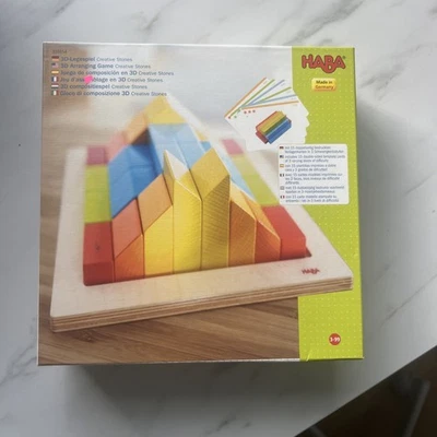HABA 3D Arranging Game Creative Stones with 28 Wooden Blocks Made In Germany - Image 1 of 4
