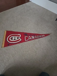 1970er MONTREAL CANADIENS NHL HOCKEY WIMPEL FLAGGE  - Bild 1 von 6