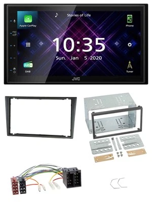 JVC DAB 2DIN MP3 Bluetooth USB Autoradio für Opel Combo C Corsa C Tigra Meriva 0 - Bild 1 von 4