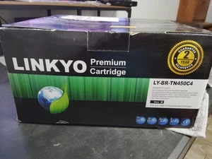 Confezione 4 Toner Linkyo LY-BR-TN450C Nero Sostituisce TN450 Adatto/Per Modelli Brother - Foto 1 di 6