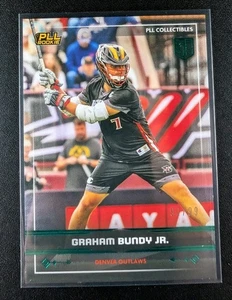 Graham Bundy Jr 2025 Premier Lacrosse League Fieldside PLL #86 Green Foil # /99 - Picture 1 of 2