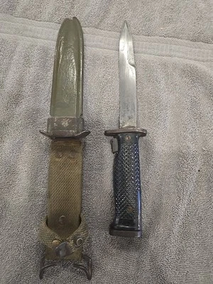 Bayoneta US M6 MILPAR y funda vaina M8A1 PWH de colección era Vietnam Foto 1 de 4