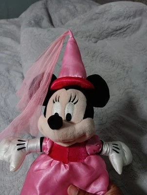Disney Parks Authentic Minnie Mouse Princess Plush Toy 16" **See Pics** - Image 1 of 4