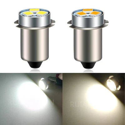 3V/4.5V/6V/12V/18V P13.5S 3030 3 LED Taschenlampe Birne Ersetzen Weiß/ Warmweiß - Bild 1 von 4