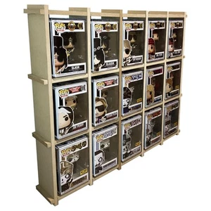 Vitrina Kubbie Ultra Madera MDF 3x5 para Funko Pops, Estante Pop Apilable y Montaje - Imagen 1 de 8