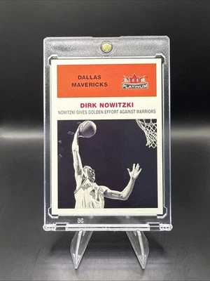 01-02 Dirk Nowitzki Fleer Platinum #211 Dallas Mavericks - Image 1 of 4