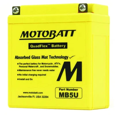 Аккумулятор Motobatt для Suzuki T250 T250-ll T250J T250R 250cc 1972 - Изображение 1 из 3