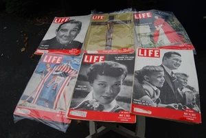 6 Life Magazines 1950s (Lot #18) - Picture 1 of 1