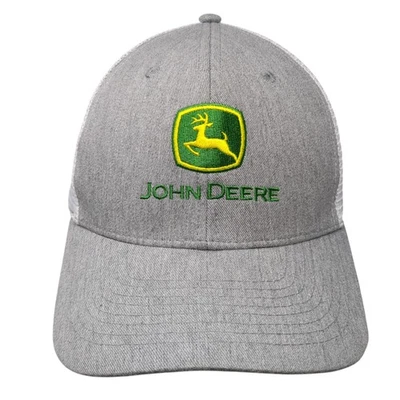 Sombrero de camionero John Deere Logo Snapback malla trasera gris talla única infinito Foto 1 de 4