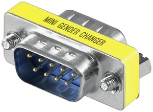 10x Gender Changer D-SUB; CAK ADAP D-SUB9 M/M GENDER CHANGER SB - Bild 1 von 1