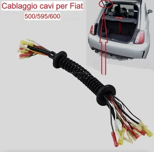 Fiat 500 2007-2015 Cavo Cablaggio Portellone Telaio Porta Posteriore Riparazione - Foto 1 di 3