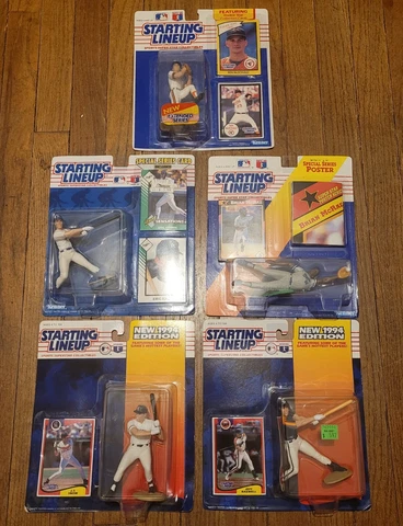 Lot of 5 MLB Starting Lineup Bagwell McRae Snow Karros MacDonald 1990s Figures Cover