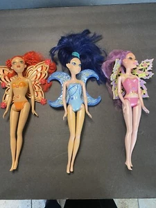 3 Fairy topia Barbie Dolls Lot- Lumina Magic, Glee Fairy, and Sunburst - Picture 1 of 7