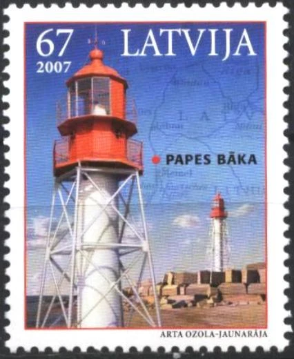 2007  Latvia Mint stamp Lighthouse   avdpz - Image 1 of 1