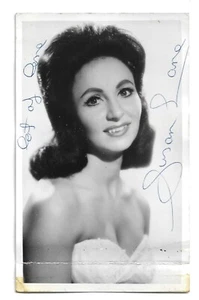 Susan Lane. 60er Jahre Sänger + Ray Fell. Schauspieler. Signierte Fotokarte - Bild 1 von 3