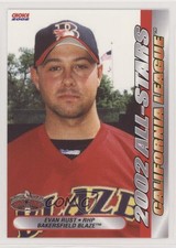 2002 Choice California/Carolina League All-Stars Evan Rust #32