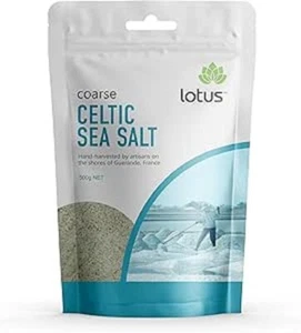 Lotus Coarse Celtic Sea Salt, 500 g - FAST FREE SHIPPING AU - Picture 1 of 5