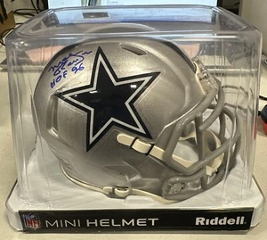 Mel Renfro Signed Mini Helmet “HOF 96” Inscription Cowboys Tristar Cert - Picture 1 of 3