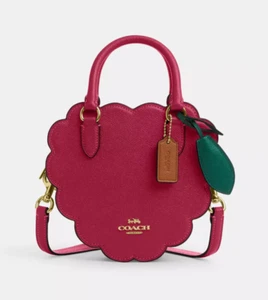 Coach Raspberry Crossbody Bag CR252 NEW F/S - Picture 1 of 6