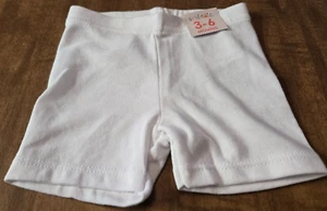Garanimals White Jersey Bike Shorts 3-6 Months NWT - Picture 1 of 4