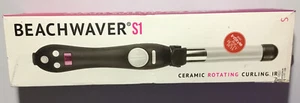 Beachwaver Co S1 Rotierender Lockenstab - Schwarz | Modell BW1136S1 | Salonqualität - Bild 1 von 8