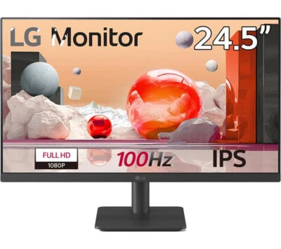 LG 25MS500 24.5" MONITOR FULL HD 1080P IPS LCD 250 cd/m² 100HZ 1000:1 5MS D HDMI - Image 1 of 4