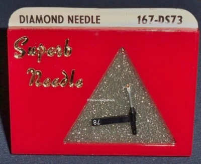 PHONOGRAPH NEEDLE STYLUS 167-DS73 for Astatic N79 in 379 381 383 615 621 623 625 - Image 1 of 3