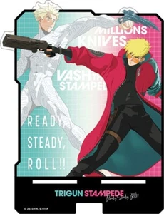TRIGUN STAMPEDE KUMIsuta - Llavero/Soporte Acrílico - Vash y Cuchillo + Pegatina - Imagen 1 de 6