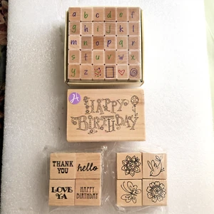 Verschiedene Größen Gummistempel Hero Arts Erinnerungen Umrisse Posten 39 Briefmarken - Bild 1 von 4