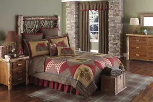 Cabin King Size Quilt, New in Package, QUILT ONLY, FREE SHIPPING! - Picture 1 of 2