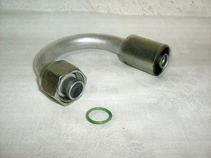 AC BEADLOCK FITTING,CRIMP FEMALE O RING 180 DEGREE #10 NUT,#10 HOSE BL1933 U.S.A - Picture 1 of 2