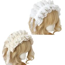 Maid Bowknot Lace Headband French Style Ruffle Bowtie Headband PartyFavor