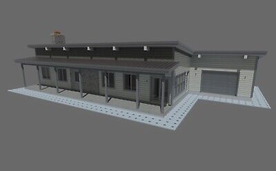 Custom Framimg House Building Blueprint (Full Architecture Set PDF) 2240 Sq.ft.  • 32.74€