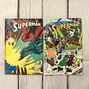 Superman Contra Comic Mexico Spanish #134 #139 Comic Lot - Picture 1 of 3