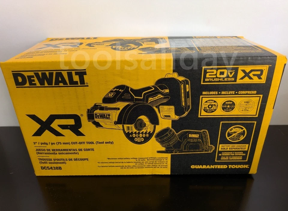 DEWALT DCS438B 20V MAX XR Cordless Brushless 3" Compact Cut-Off Tool Saw w/ LED - Image 1 of 4