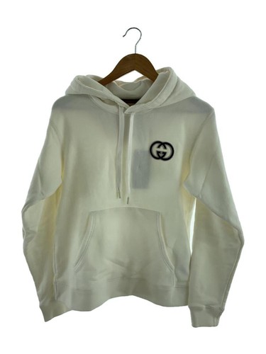 Gucci 24SS Felpa con Cappuccio Bianco Cotone XS Felpa Casual 756649 XJFV9 #EG AGA