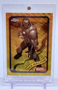 2025 Topps Chrome Marvel War Machine #194 Gold Wave Refractor #’d/50 Iron-Man SP - Picture 1 of 2