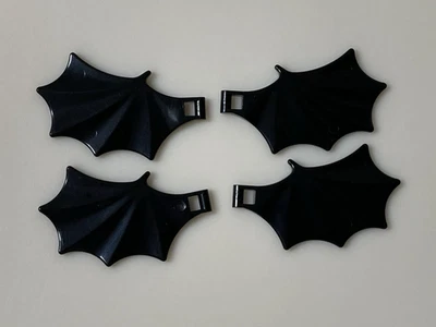 Lego Alas Vampiro Murciélago Dragón Lote de 2 Pares (4 Piezas) Negro 6133 Monster Fighters Foto 1 de 4