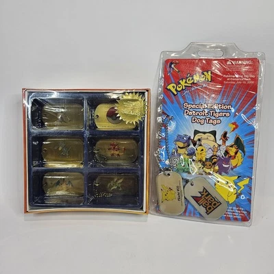 SEARS Exclusivo POKEMON Coleccionable Etiquetas de Perro Edición Limitada Juego de Caja con Pikach Foto 1 de 4