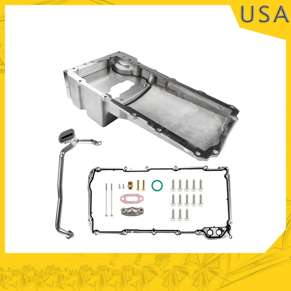 Oil Pan For 1967-1969 Chevrolet Camaro 5.3L 1968-1972 Chevrolet Chevelle 5.7L - Изображение 1 из 4
