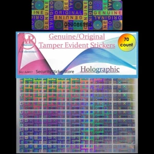 Genuine and Original Tamper Proof Security Sticker (serial numbers) (AvR027) - Picture 1 of 23