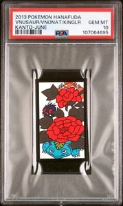Venusaur Pokemon Hanafuda 2013 - Graded Pokemon Card - PSA 10 - Picture 1 of 2