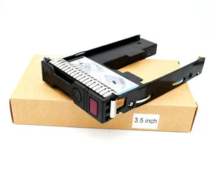 651314-001+FRU00FC28 2.5" SSD to 3.5" SAS/SATA Tray Caddy Adapter for HP G8/G9 - Picture 1 of 8